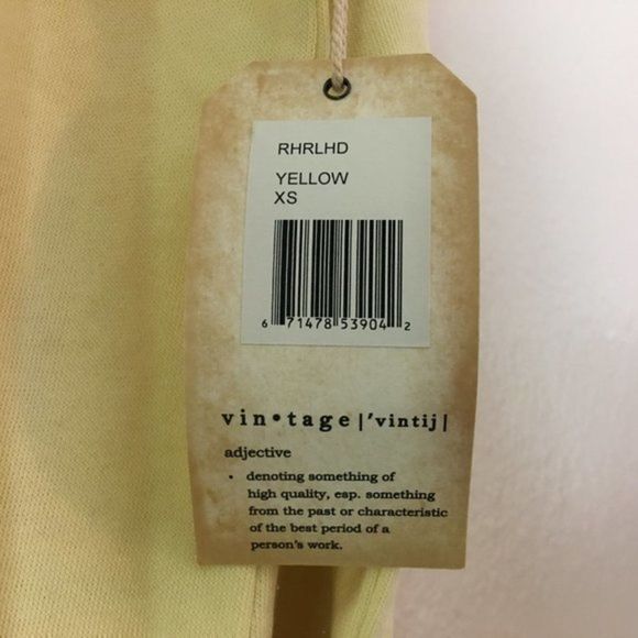 PJ Salvage Revival Lounge Hoodie Yellow Women's Size XS New with defect - Picture 6 of 12